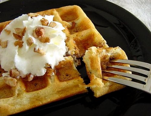 Buttermilk Pecan Waffles Recipe